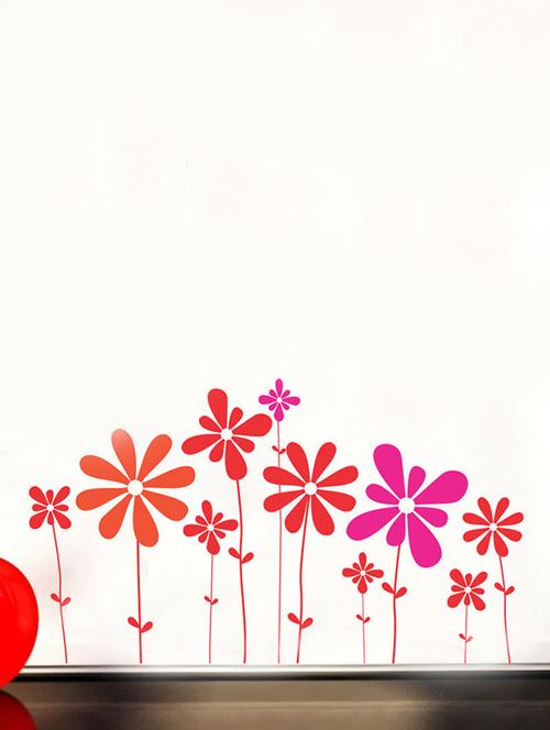 impression wall flowers wall sticker - 13654060 - Very Small Image - 1
