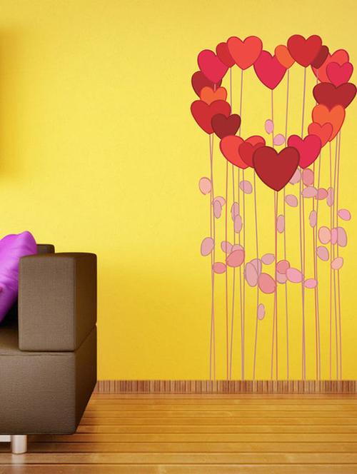 impression wall hearts art wall sticker - 13654064 - Very Small Image - 1