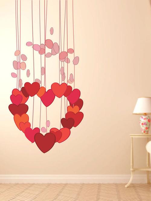 impression wall hearts art wall sticker - 13654065 - Very Small Image - 1