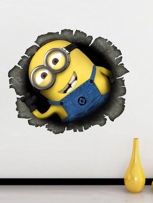 impression wall funny minion wall sticker - 13654089 - Very Small Image - 1