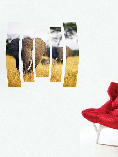 impression wall wild elephant wall sticker - 13654131 - Very Small Image - 1