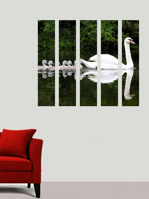 impression wall duck with babies wall sticker - 13654147 - Very Small Image - 1