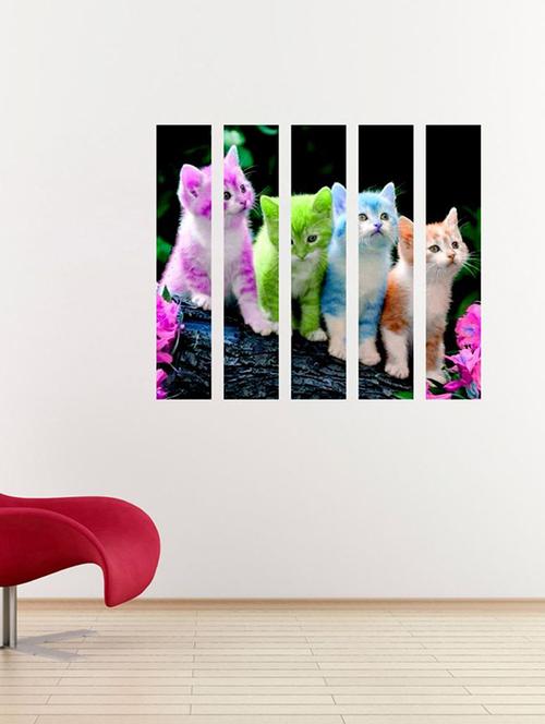 impression wall cute cats wall sticker - 13654156 - Very Small Image - 1