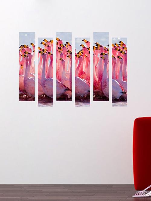 impression wall pink birds wall sticker - 13654166 - Very Small Image - 1