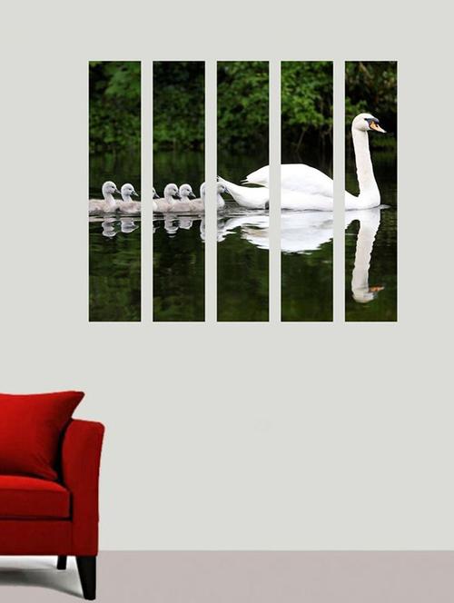 impression wall duck with babies wall sticker - 13654197 - Very Small Image - 1