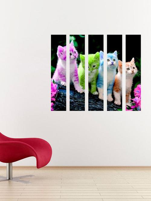 impression wall cute cats wall sticker - 13654206 - Very Small Image - 1