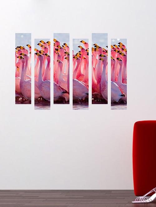 impression wall pink birds wall sticker - 13654216 - Very Small Image - 1