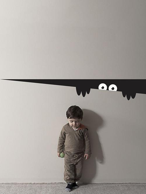 impression wall eyes seeing everyone wall sticker - 13654235 - Very Small Image - 1