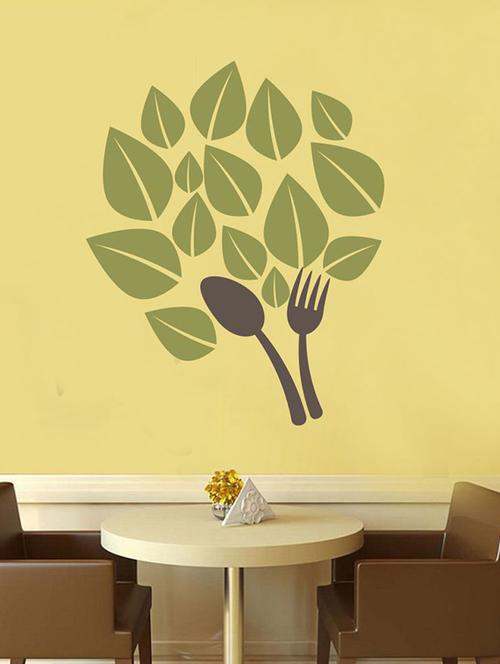 impression wall creative spoons forks wall sticker - 13654238 - Very Small Image - 1