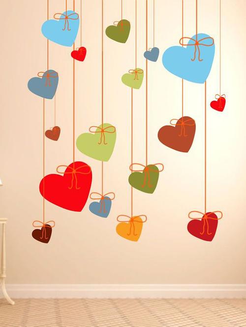 impression wall hearts wall sticker - 13654243 - Very Small Image - 1