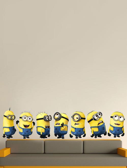 impression wall minions team wall sticker - 13654259 - Very Small Image - 1