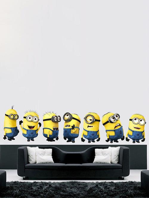 impression wall minions team wall sticker - 13654260 - Very Small Image - 1