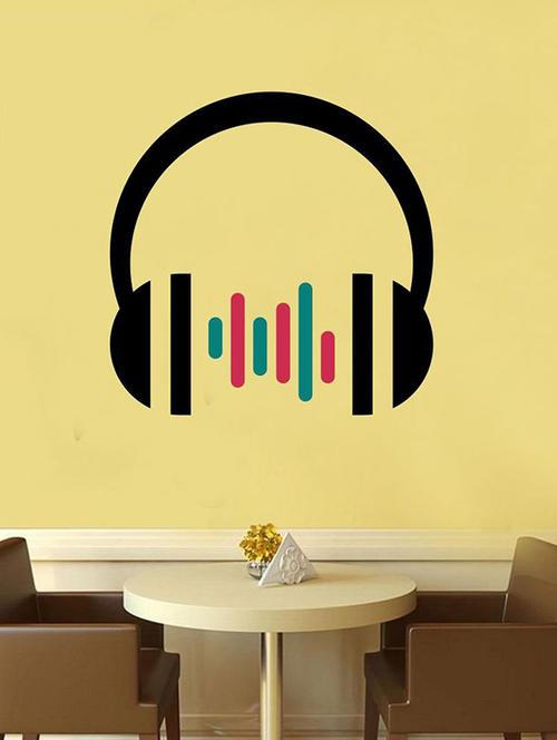 impression wall headphones wall sticker - 13654274 - Very Small Image - 1