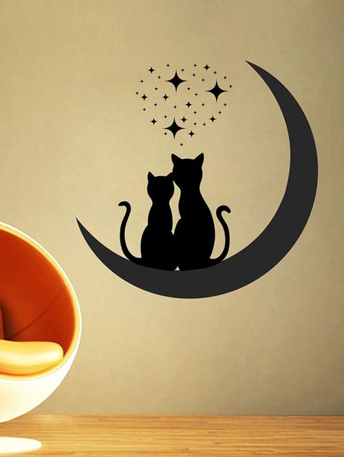 impression wall star cat wall sticker - 13654280 - Very Small Image - 1