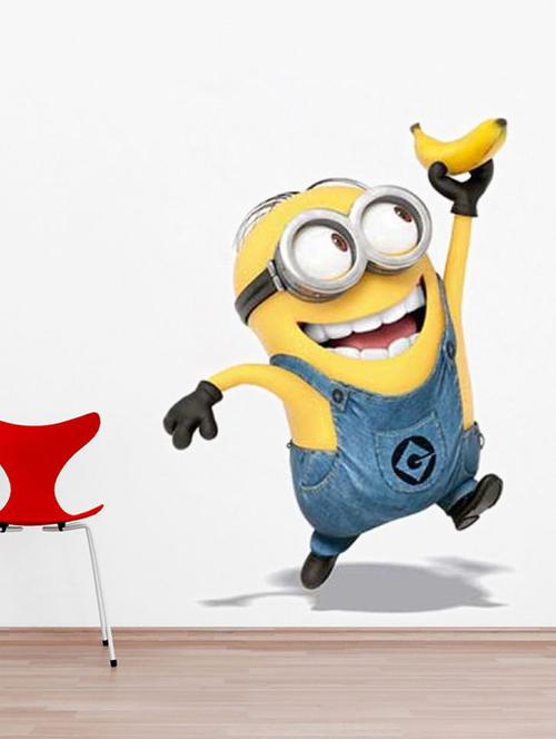 impression wall minions and banana wall sticker - 13654292 - Very Small Image - 1