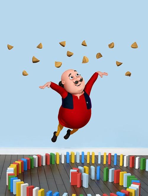 impression wall motu with samosa wall sticker - 13654294 - Very Small Image - 1