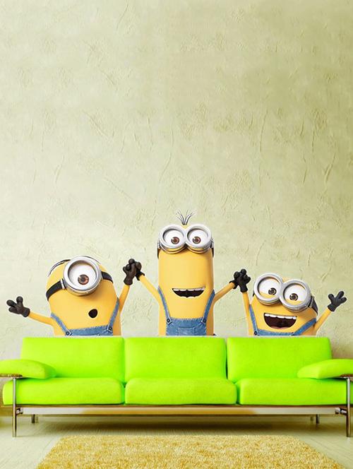 impression wall minions wall sticker - 13654297 - Very Small Image - 1
