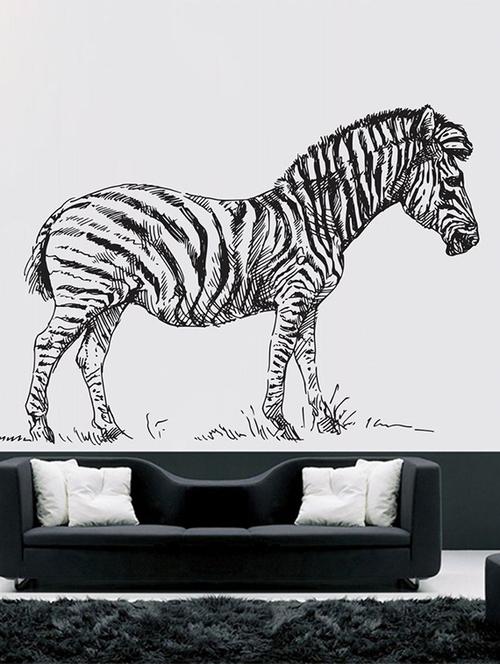 impression wall zebra wall sticker - 13654316 - Very Small Image - 1