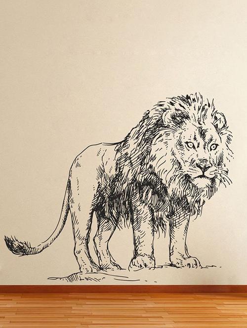 impression wall lion wall sticker - 13654320 - Very Small Image - 1