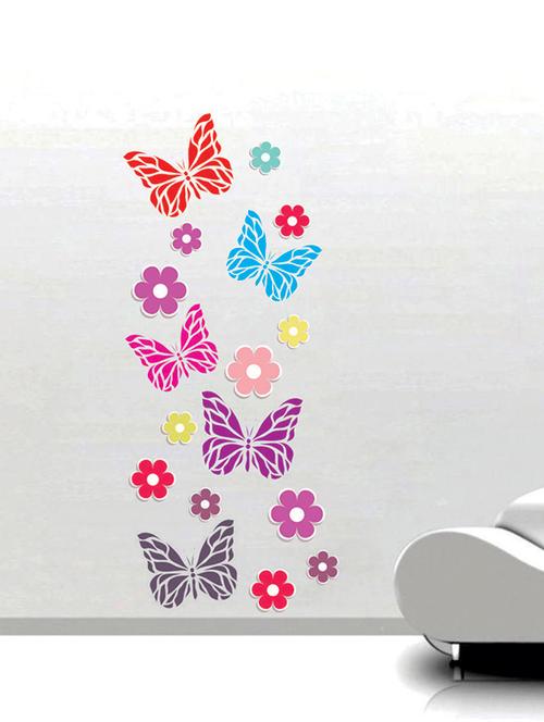 impression wall butterflies wall sticker - 13654403 - Very Small Image - 1