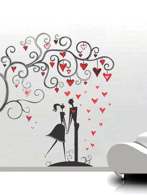 impression wall couple love wall sticker - 13654419 - Very Small Image - 1