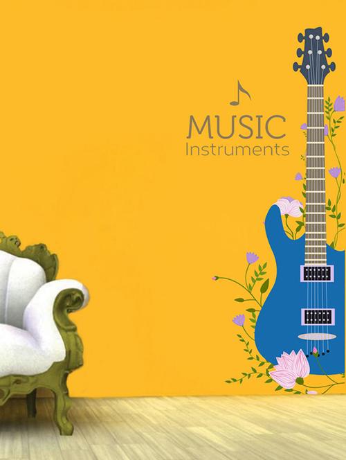 impression wall guitar wall sticker - 13654433 - Very Small Image - 1