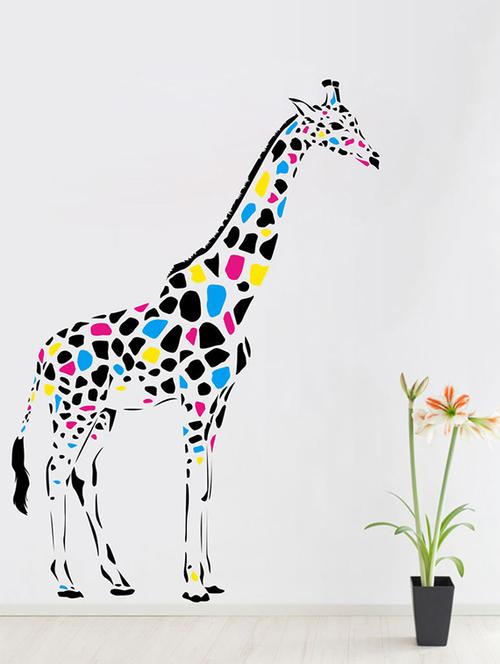 impression wall giraffe pvc wall stickers - 13654464 - Very Small Image - 1