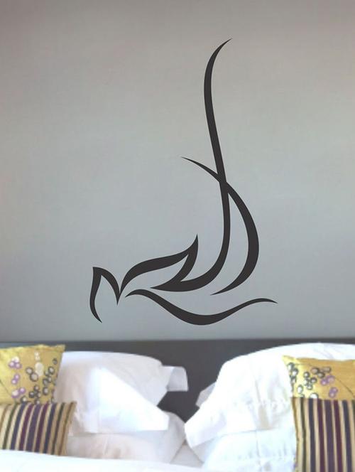 impression wall swirl flower pvc wall stickers - 13654466 - Very Small Image - 1