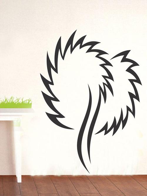 impression wall black swirl pvc wall stickers - 13654468 - Very Small Image - 1