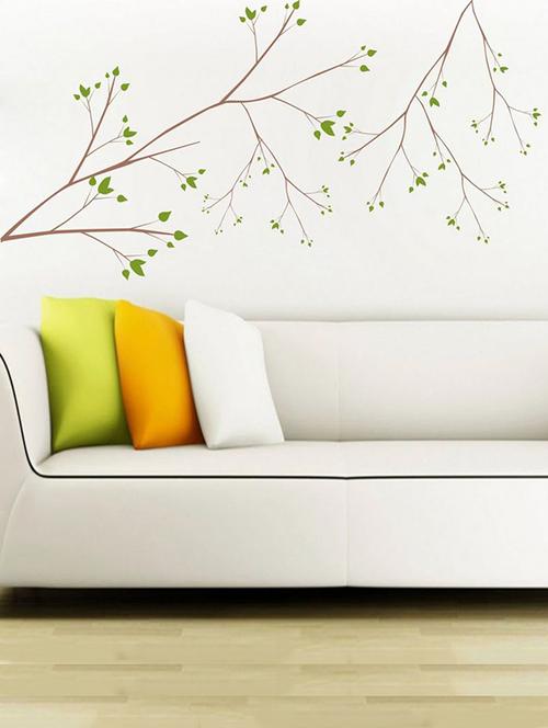 impression wall beautiful branches wall sticker - 13654500 - Very Small Image - 1