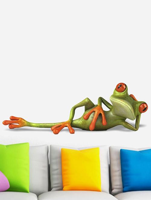 impression wall funny frog wall sticker - 13654506 - Very Small Image - 1