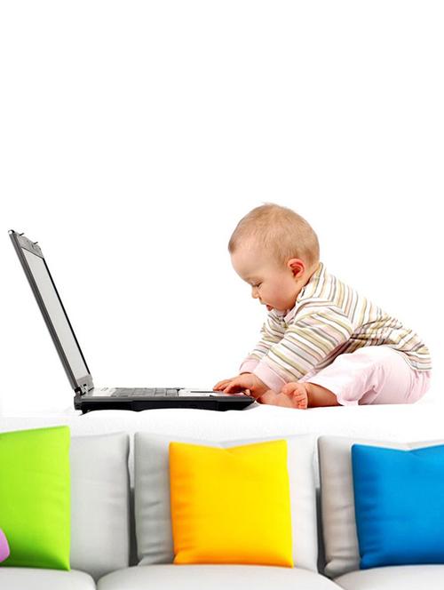 impression wall cute baby wall sticker - 13654508 - Very Small Image - 1