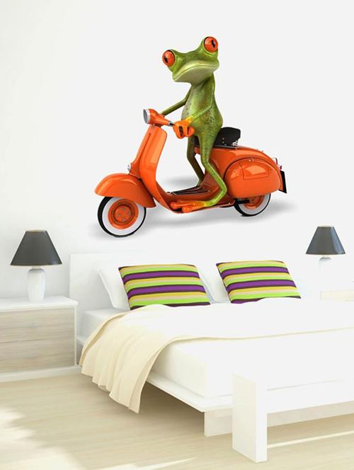 impression wall funny frog wall sticker - 13654514 - Very Small Image - 1