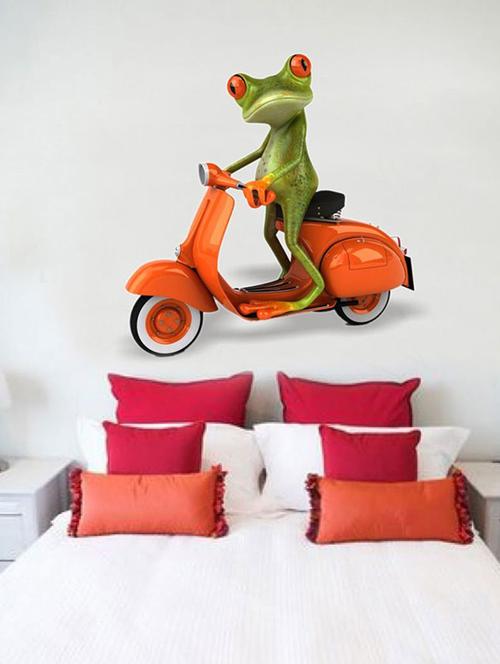 impression wall funny frog wall sticker - 13654517 - Very Small Image - 1