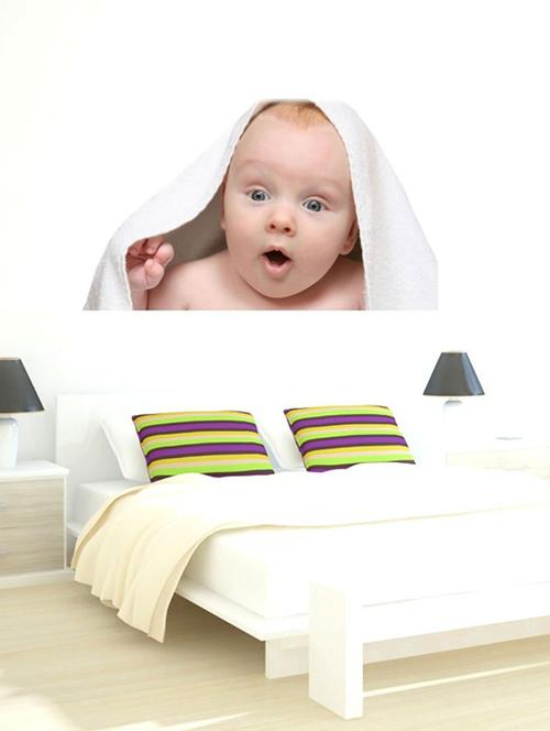 impression wall funny baby wall sticker - 13654526 - Very Small Image - 1