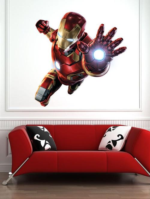 impression wall iron man wall sticker - 13654535 - Very Small Image - 1