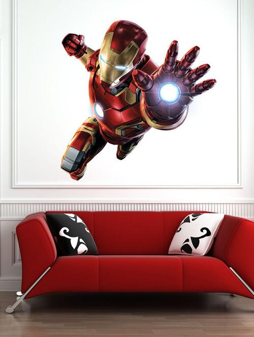 impression wall iron man wall sticker - 13654536 - Very Small Image - 1