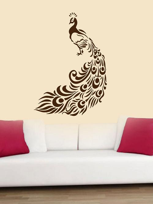 impression wall peacock wall sticker - 13654578 - Very Small Image - 1