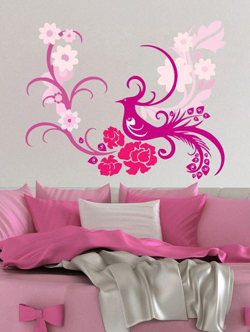 impression wall beautiful bird wall sticker - 13654626 - Very Small Image - 1