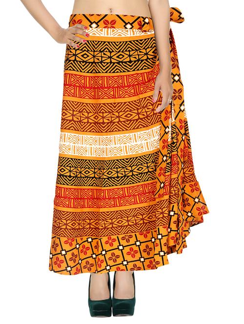 yellow cotton skirt - 13655981 - Very Small Image - 1