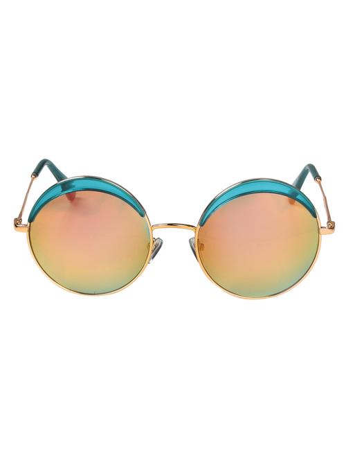 ted smith uv protected round sunglass - 13656659 - Very Small Image - 1