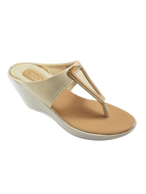 khadim's cleo ivory white wedge heel - 13656947 - Very Small Image - 1