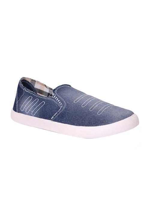 blue denim slip on shoes - 13657206 - Very Small Image - 1