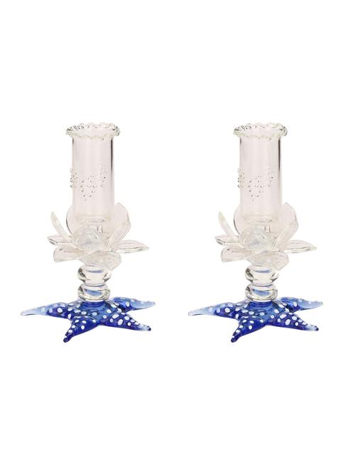 lakshya lighted decorated candle stand (set of 2) - 13659351 - Very Small Image - 1