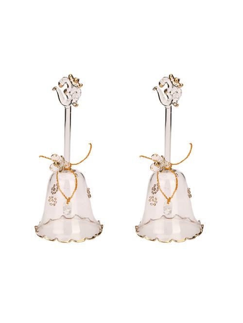 lakshya devine melodious sound ringing well (pooja ghanti) (set of 2) - 13659365 - Very Small Image - 1