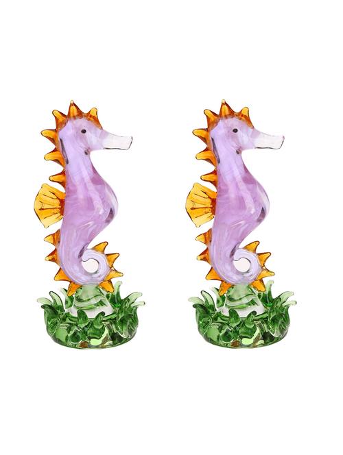 lakshya attractive crystal sea horse (set of 2) - 13659372 - Very Small Image - 1