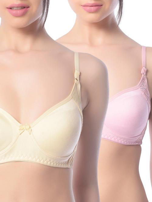 set of 2 bow patch bra - 13659948 - Very Small Image - 1