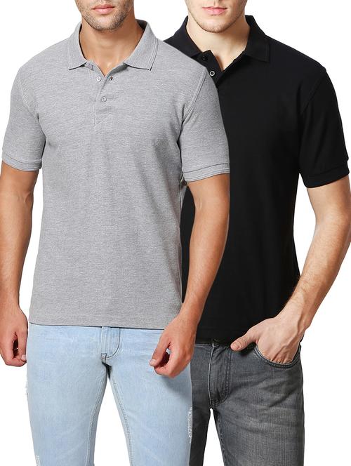 multi colored cotton t-shirt (set of 2) - 13661504 - Very Small Image - 1
