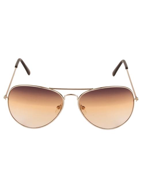 vespl uv protected golden brown aviator sunglass-v-1112 - 13664142 - Very Small Image - 1