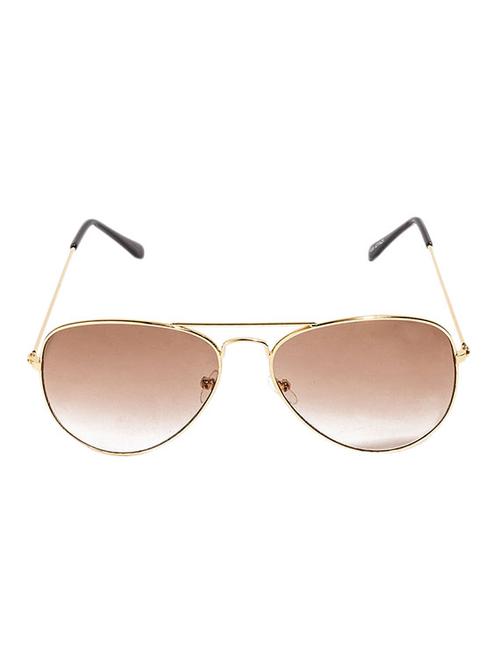 vespl uv protected golden frame brown aviator sunglass-v-1202 - 13664509 - Very Small Image - 1